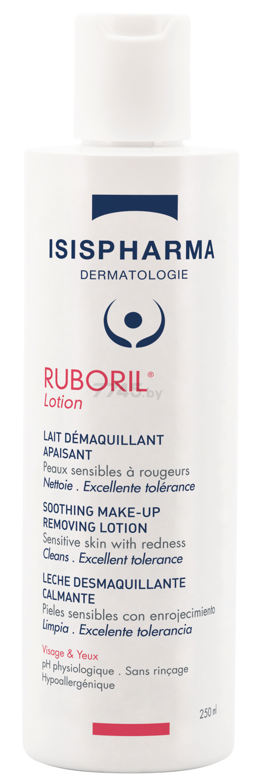 Молочко для снятия макияжа ISISPHARMA Ruboril Lotion Успокаивающее для чувствительной кожи 250 мл (3401360049666)